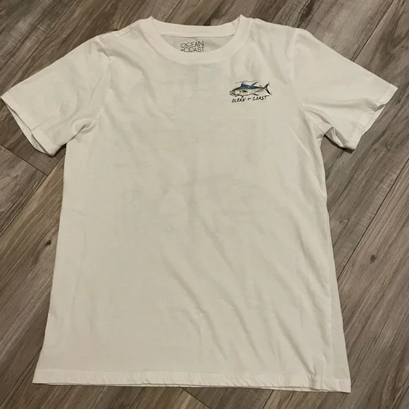 Ocean + Coast, Boys size L, White - Picture 3 of 4
